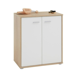 Porte Chaussure Blanc et chene - 60*70*35