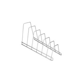 Porte couvercles à poser pvc - 34 x 15 x 18 cm - Gris