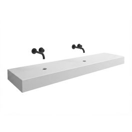 Plan à Poser Double Corian - 140x45x15 cm