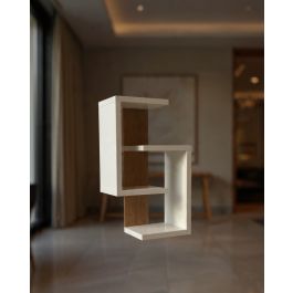 Composition murale 2U inversés Blanc-boisé