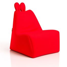 Pouf Lapino pour enfant EU COSY – 50x63x35 cm – Rouge