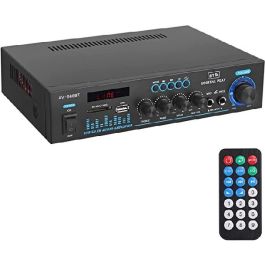 Amplificateur audio numérique Bluetooth 30.2x11.1x23.8 cm - AV-568BT T-line