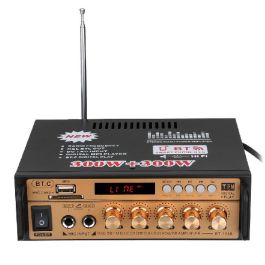 Amplificateur 600W 4-16Ohm avec Bluetooth LCD Stéréo Audio HiFi Amp MP3/USB/SD Voiture/Home Cinema - BT-198B T-line