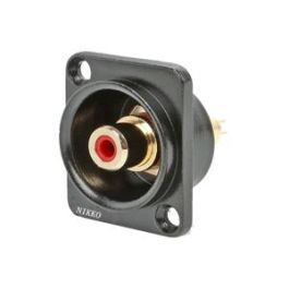 Embase RCA Femelle Noir - T610B T-line