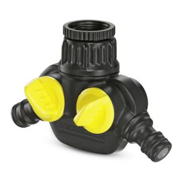 Prise de robinet 2 Voies 2.645-199.0 Noir et jaune - KARCHER