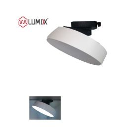 Projecteur led sur rail - 24W - Lumière Blanc Chaud (3000k) - Lumix