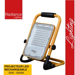 PROJECTEUR PORTABLE LED 50W JAUNE TG01 - RADIANCE LIGHTING