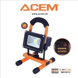 Lampe projecteur LED rechargeable PL300 - ACEM