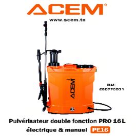 Pulvérisateur Double Fonction PE16 ACEM - 2807738011 - 6L