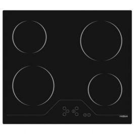 PLAQUE VITROCERAMIQUE ELECTRIQUE NOIR 4 FEUX 60 CM PREMIUM