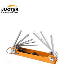 Jeu de 8 Clés Hexagonales Pliantes - 1.5-6mm