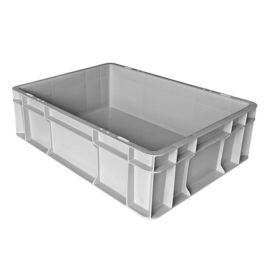 Caisse industrielle ELSO - Grise - 40 x 30 x 12 cm - C2