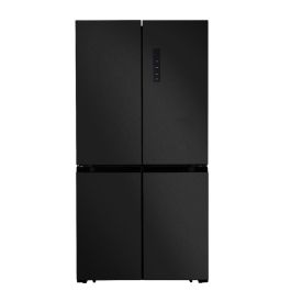 Réfrigérateur Hyundai - 4 portes - 91 cm - Dark inox