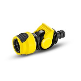 Raccord avec vanne de régulation 105 x 32 x 32 mm 2.645-198.0 Noir et jaune - KARCHER