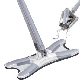 Raclette Balai Serpillère à Presser Automatique Avec Tête Pivotante - 360°