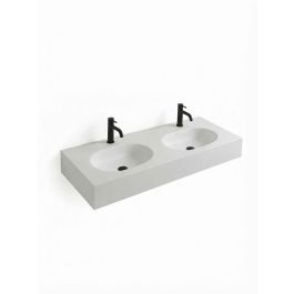 Plan Vasque Double Corian Ravel - 160x45x15 cm