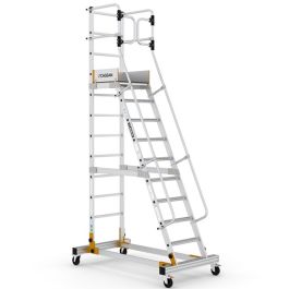 Echelle a plate-forme rd0012-2.5m de magasin alum cag