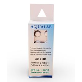 Recharge 60 pastilles DPD1/Red Phenol AQUALAB - Test piscine