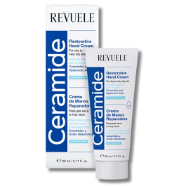 Revuele Ceramide Crème Mains 80ml - Hydratation & Réparation