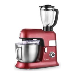 Robot Pétrin 6,3L avec Blender en Verre – 1300W