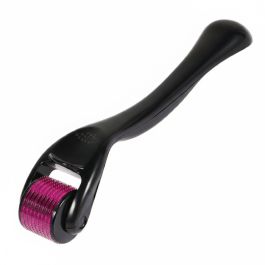 Rouleau massage visage - 13 x 2,5 cm - Noir 