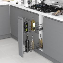 STARAX - Porte bouteille 15cm s-2422-a/s-2416 anthracite 106*475*495 g