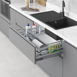 STARAX - Tiroir coul s/évier alu 90cm s-2752-g