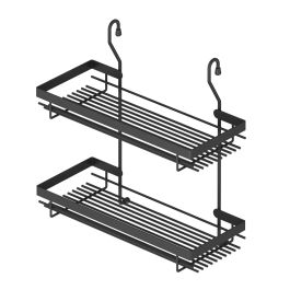 STARAX - porte épices accro 2 grand plat s-4006-a anthracite "350*165*360"