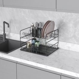 Porte assiette/verre à poser en acier inoxydable S-4028-A Starax 