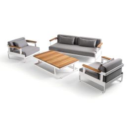 Salon de jardin Artie Jardin S01 - 5 places + 1 table basse