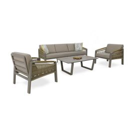 Salon de jardin Artie Jardin S02 - 5 places + 1 table basse