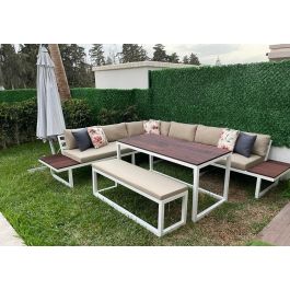 Salon de jardin Artie Jardin S16 - 5 places + 1 table basse