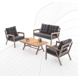 Salon de jardin Artie Jardin S17 - 4 places + 1 table basse