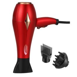 Sèche Cheveux Pro FLORENCE - HK-427 - 2200W - Rouge