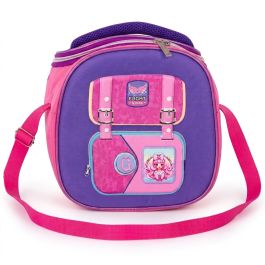 Sac à goûter 3D isothermique enfant - Flight School - Rose