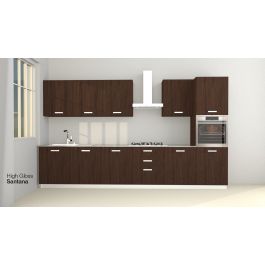 Cuisine linéaire 360CM -BRICO KITCHEN-Santana