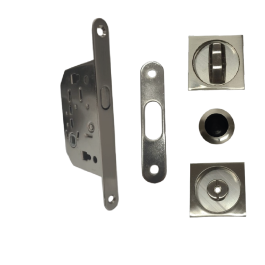 KIT SERRURE Porte Coulissante SC6150CC Satiné Condamnation CARRE STAP