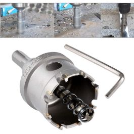 Scie trépan à plaquette en carbure - Sans Marque-60 mm