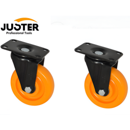 2 Roue Pivotante sans frein 125mm - JUSTER