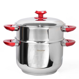 Couscoussier Hascevher En Inox 6 Litres - 22 cm