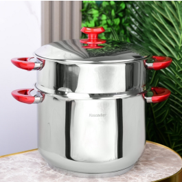 Couscoussier En Inox 4 Litres - 20 cm - Hascevher