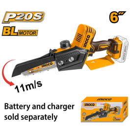 Scie à Chaîne électrique Lithium Une Seul Batterie - 20V - 6" - INGCO