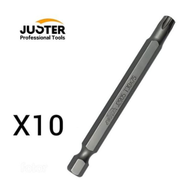 Jeu d'embouts de tournevis - T30*75MM - 10 Pieces - JUSTER