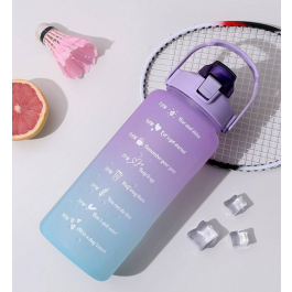 Bouteille Eau avec Marqueur de Temps et Filtre - 1000 ml