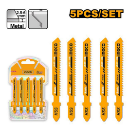 Lames de Scie Sauteuse - Pour métal - 5 pièces - INGCO