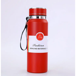 Thermos Isotherme Portable en Acier Inoxydable - 800 ml - Bleu