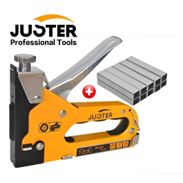 Agrafeuse Manuelle + Paquet Agrafes (8x11.25x1.15mm) - 5000 Pièces - JUSTER