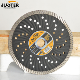 Lame de scie circulaire diamantée ondulée pour marbre - 115mm - JUSTER