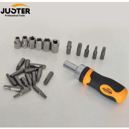 embouts de douille - jeu de tournevis à cliquet 27 pièces - JUSTER