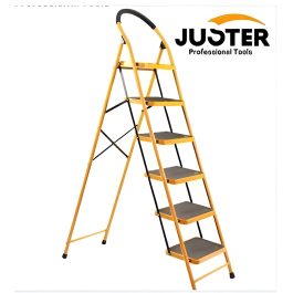 Escabeau Pliable 4 Marches - Escalier Métallique - JUSTER